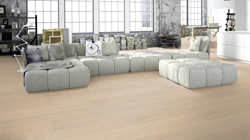 Meister Lindura wood flooring HD 400 Natural champagne oak 8922 1-strip 2V/M2V main product photo