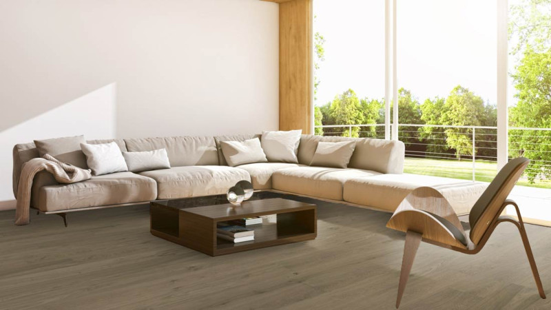 Meister Lindura wood flooring HD 400 Greige oak lively 8938 1-strip 2V/M2V main product photo