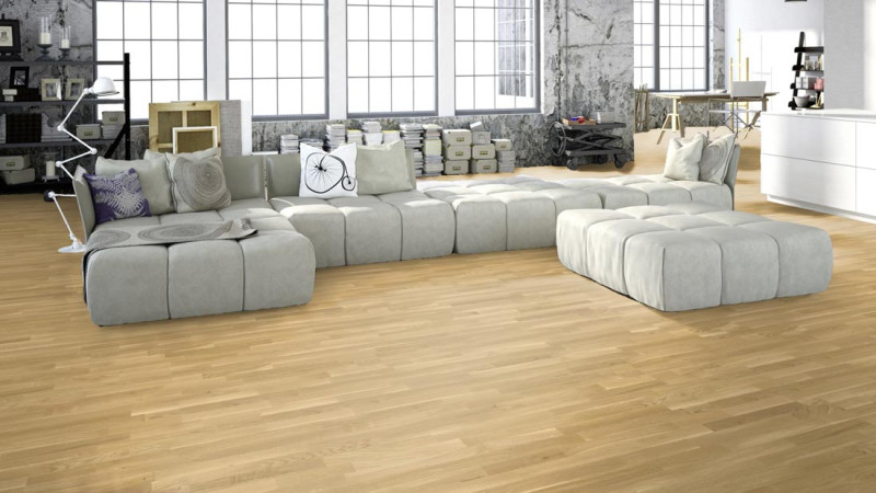 Meister Parquet MeisterParkett. longlife PC 200 Roble vivo 9033 3 lamas main product photo