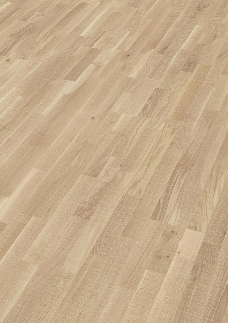 Meister Parkett MeisterParkett. longlife PC 200 Eiche lebhaft weiß 9042 3-Stab Raum1