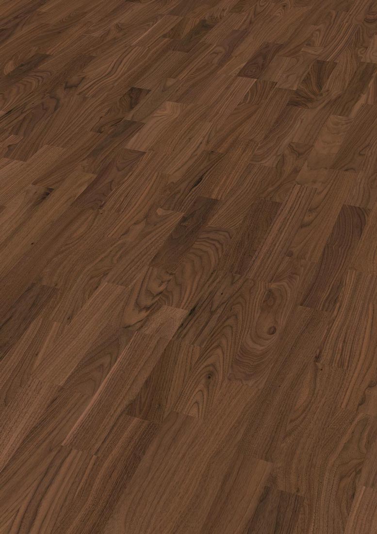 Meister Parkett MeisterParkett. longlife PC 200 Nussbaum amerikanisch harmonisch 9043 3-Stab Raum1