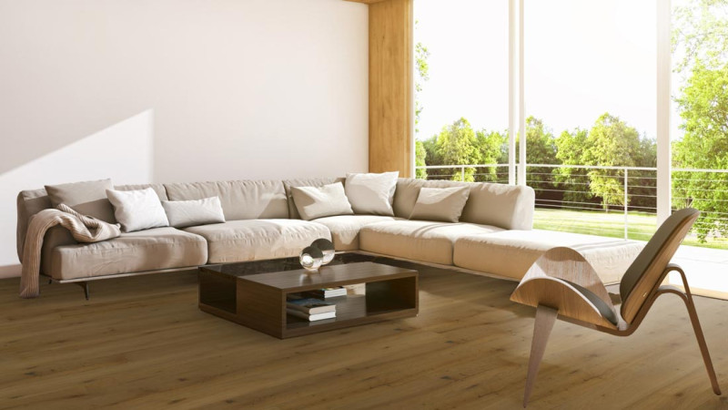 Meister Parquet MeisterParkett. longlife PD 400 Roble auténtico vaporizado 9016 1 Lama 2V/M2V main product photo