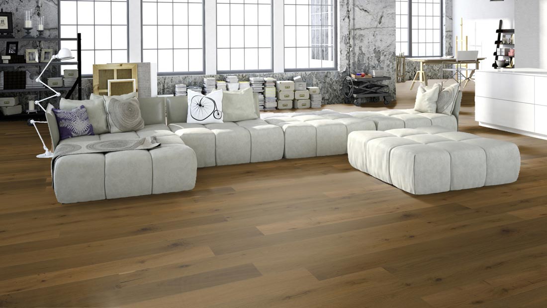 Meister Parkett MeisterParkett. longlife PD 400 Eiche authentic gedämpft 9026 1-Stab 2V/M2V Raum2