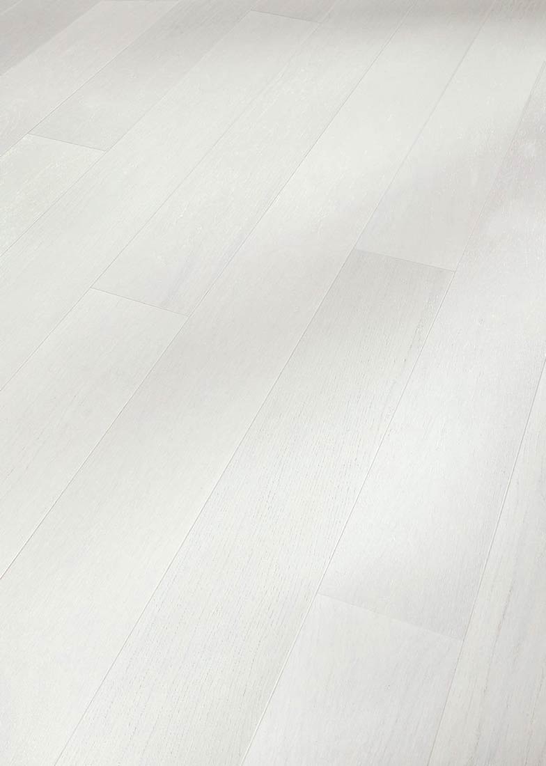 Meister Parkett MeisterParkett. longlife PD 400 Eiche harmonisch polarweiß 9008 1-Stab 2V/M2V Raum1