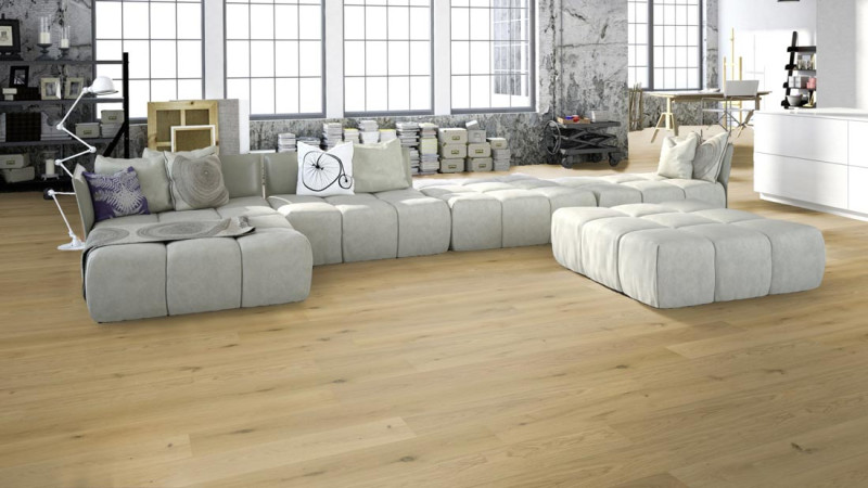Meister Parquet MeisterParkett. longlife PD 400 Pure authentic oak 9004 1-strip 2V/M2V main product photo