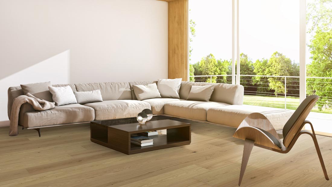 Meister Parkett MeisterParkett. longlife PD 450 Eiche lebhaft 9048 1-Stab 2V/M2V Raum3