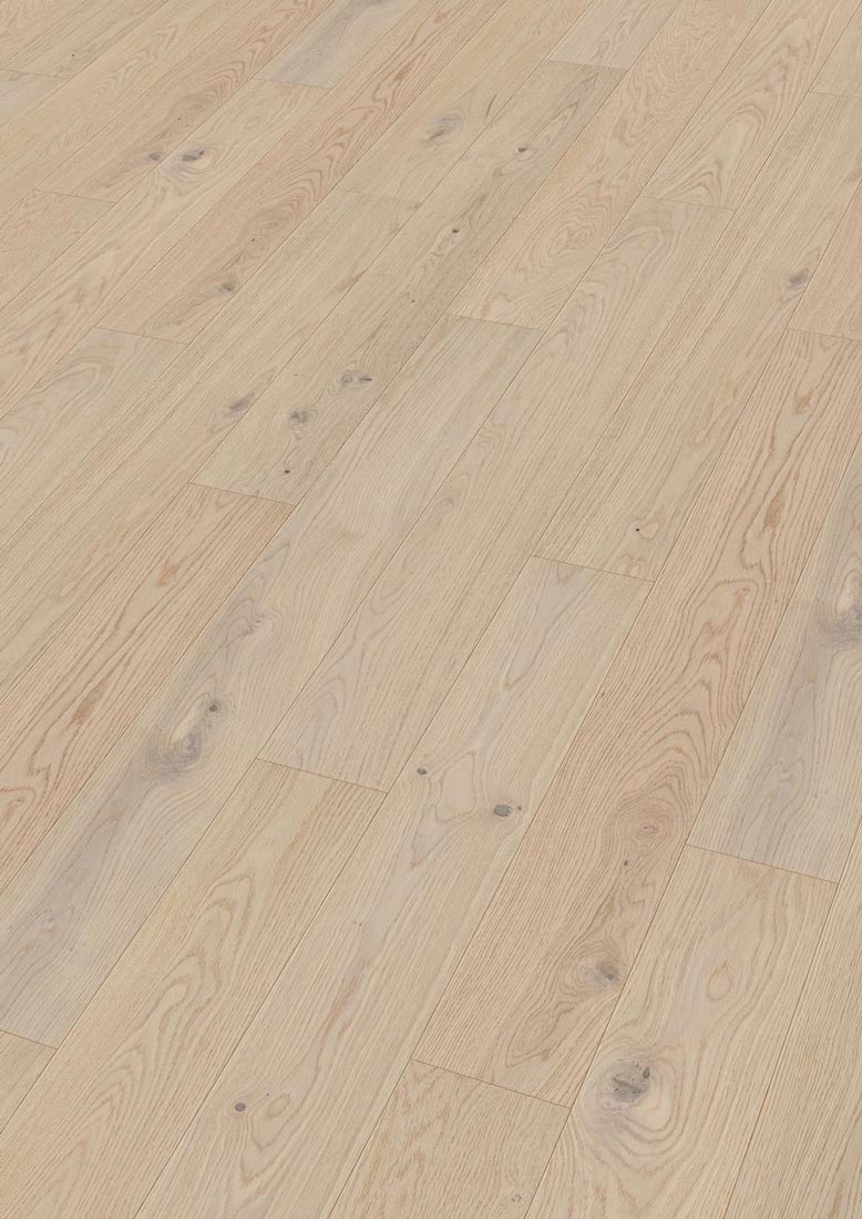 Meister Parkett MeisterParkett. longlife PS 300 Eiche authentic cremeweiß 9021 1-Stab M4V Raum1