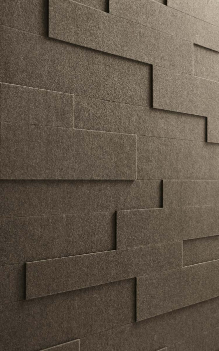 Meister System panels MeisterPanels. style SP 800 felt terrabrown 4515 main product photo