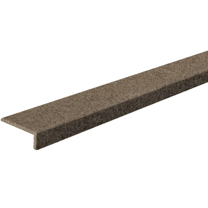 Meister Angled cover moulding felt 22/60 mm Terra brown felt 4515 main product photo