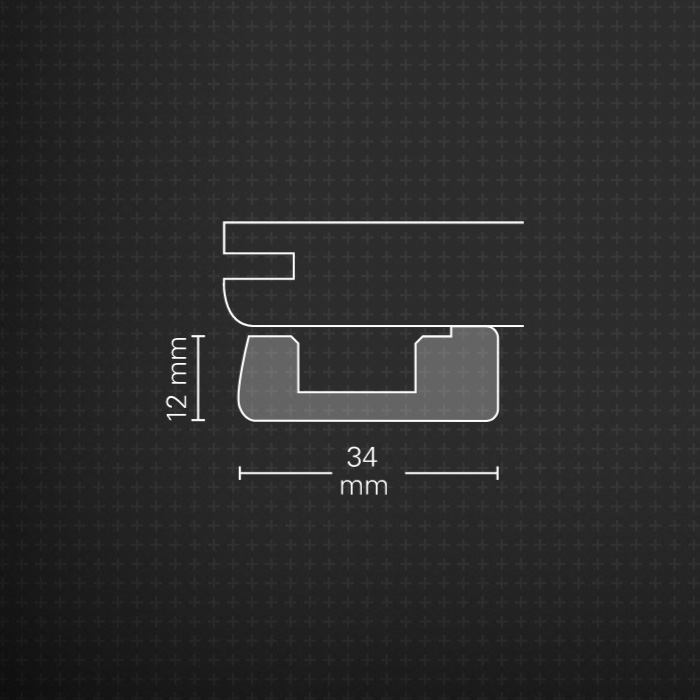 Parador Deckenleiste DAL 3 Seidenmatt Taupe