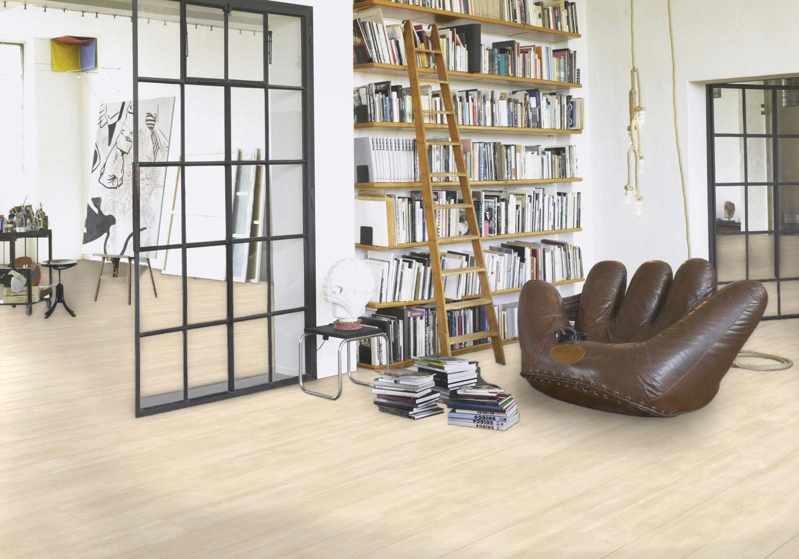 Parador Designboden Modular ONE Hydron Eiche Nordic Beige 1-Stab Landhausdiele 4V Raum2