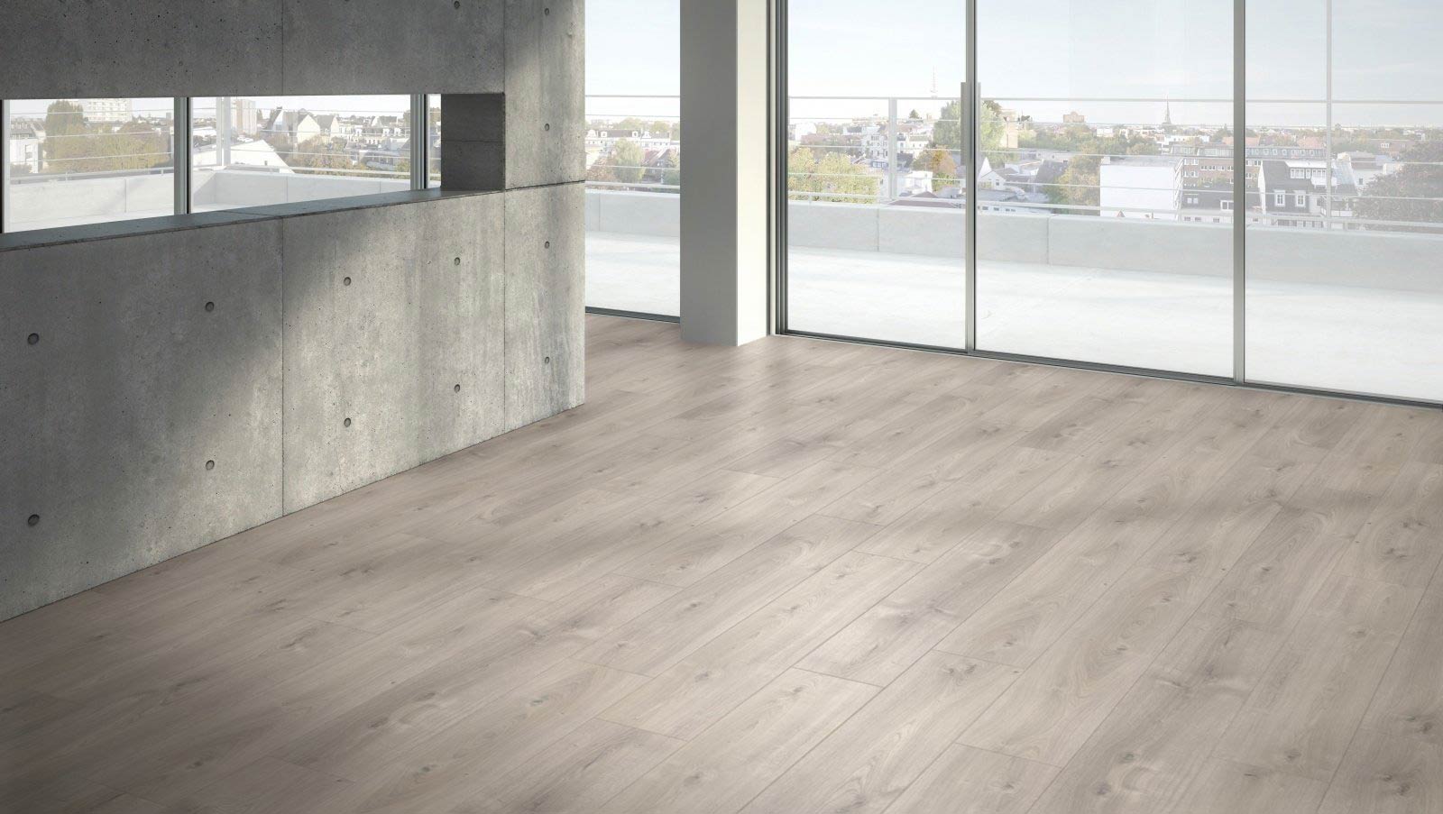 Parador Laminat Basic 600 Eiche Mistral Grau Breite Landhausdiele 4V Raum3