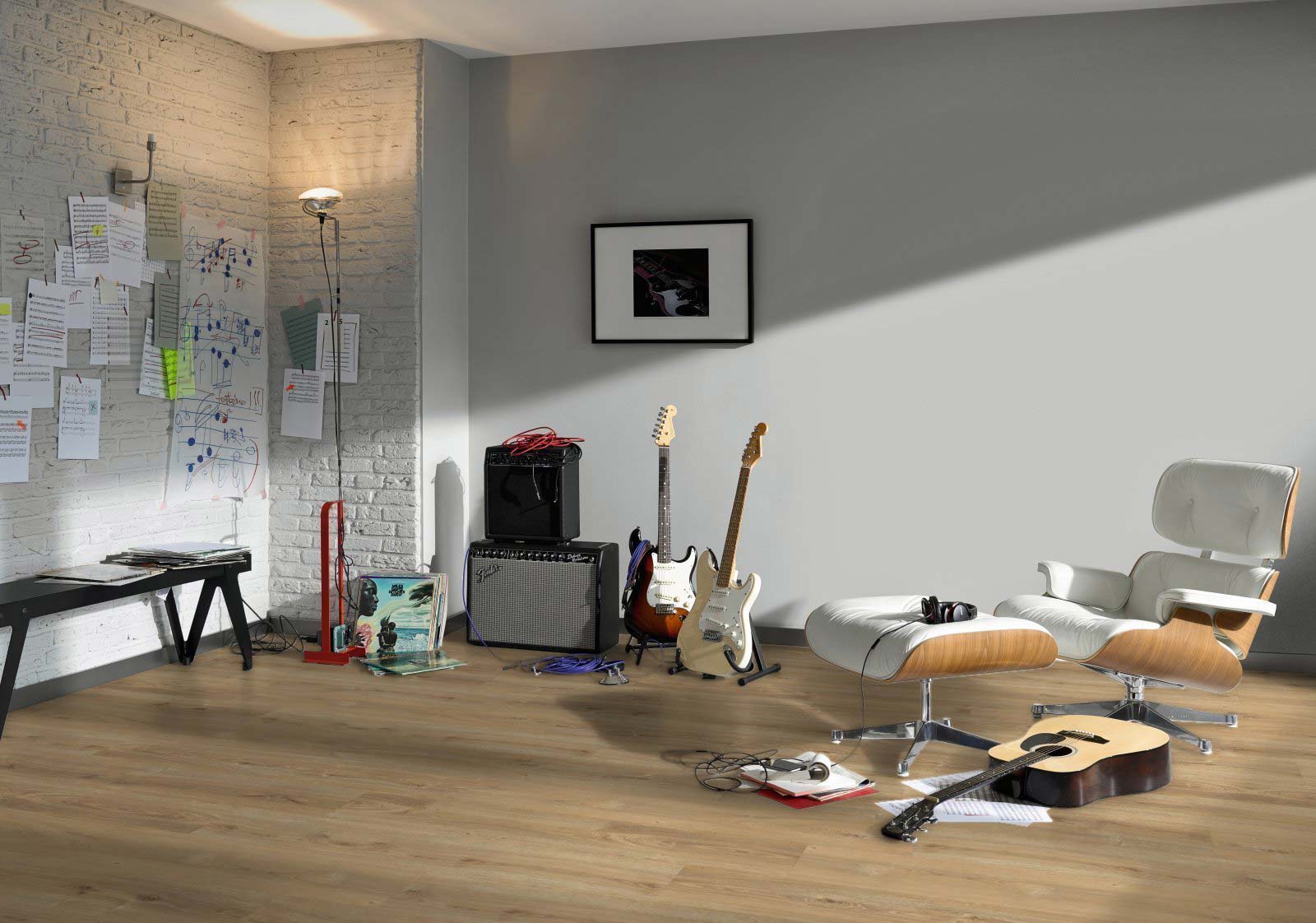 Parador Laminat Basic 600 Eiche Nova Gekälkt Breite Landhausdiele 4V Raum4