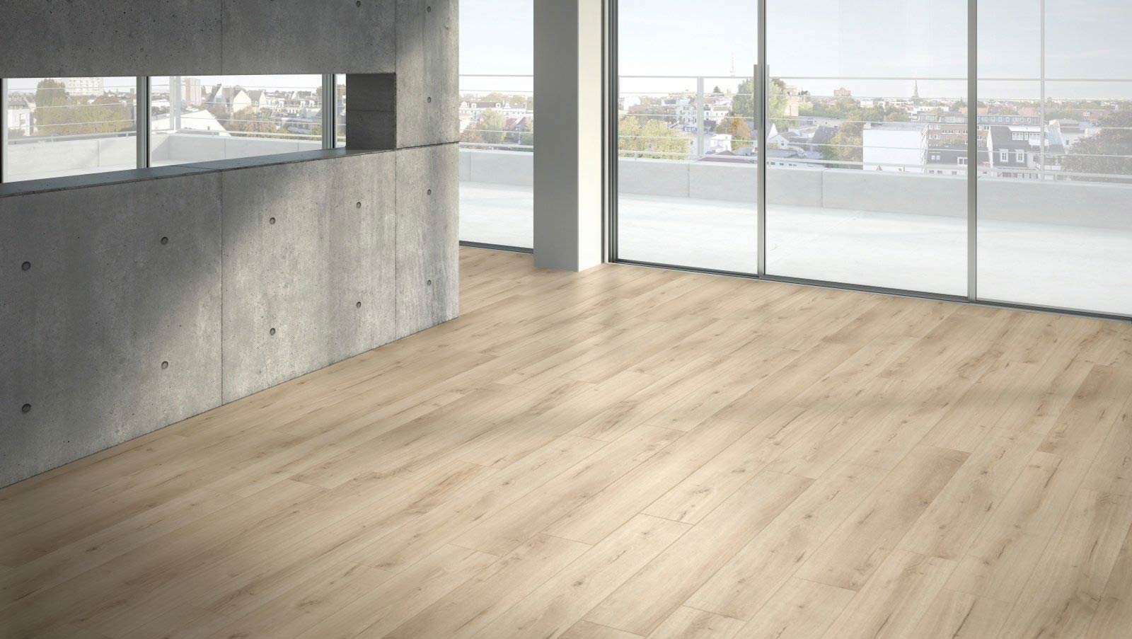 Parador Laminat Classic 1050 Eiche Loft Pure 1-Stab Landhausdiele 4V Raum2