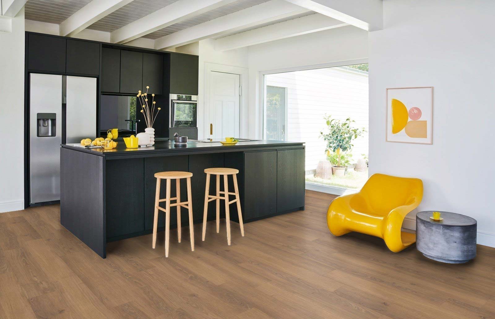 Parador Laminat Classic 1050 Eiche Studioline Honig 1-Stab Landhausdiele 4V Raum3