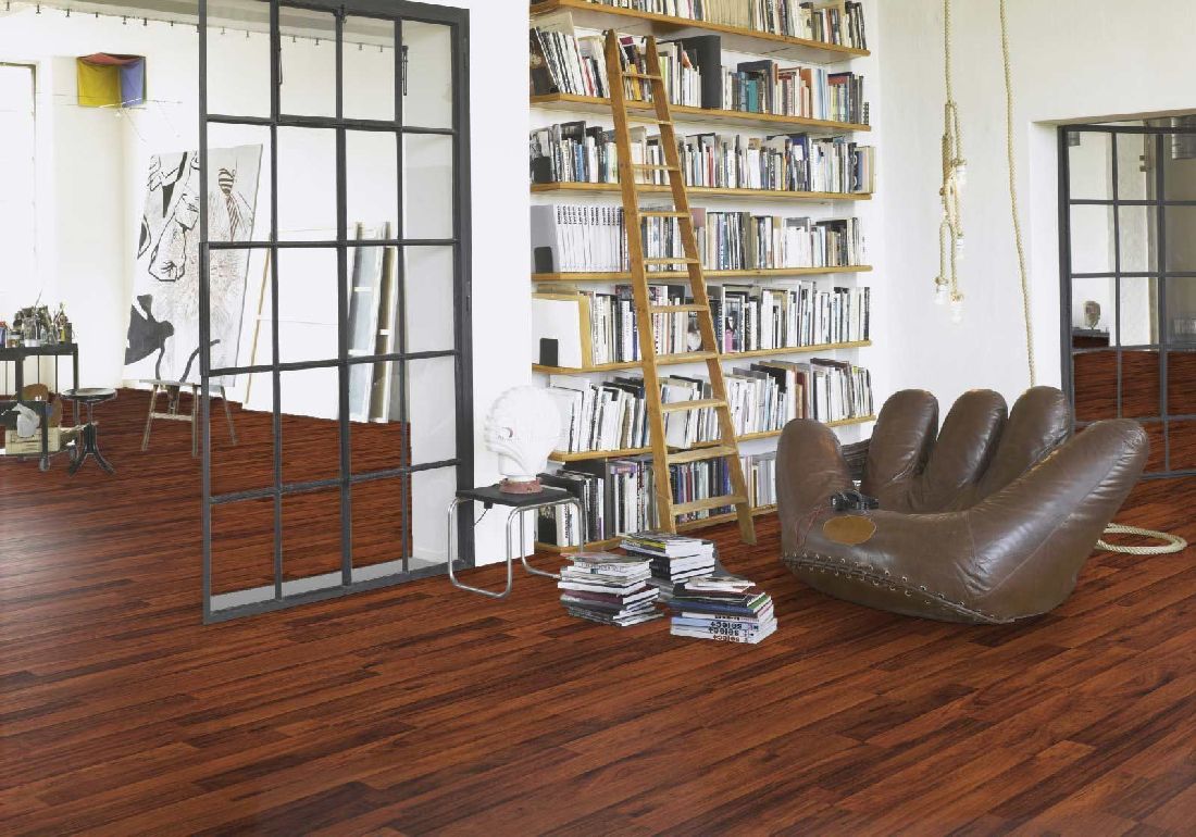 Parador Laminat Classic 1050 Merbau 2-Stab Schiffsboden Raum4