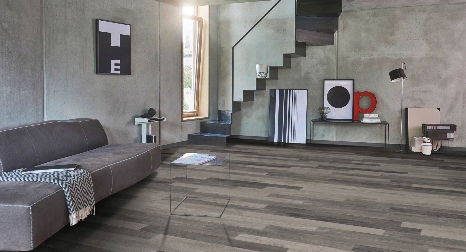 Parador Laminat Trendtime 1 Shufflewood Harmony Stabdiele 4V Raum3