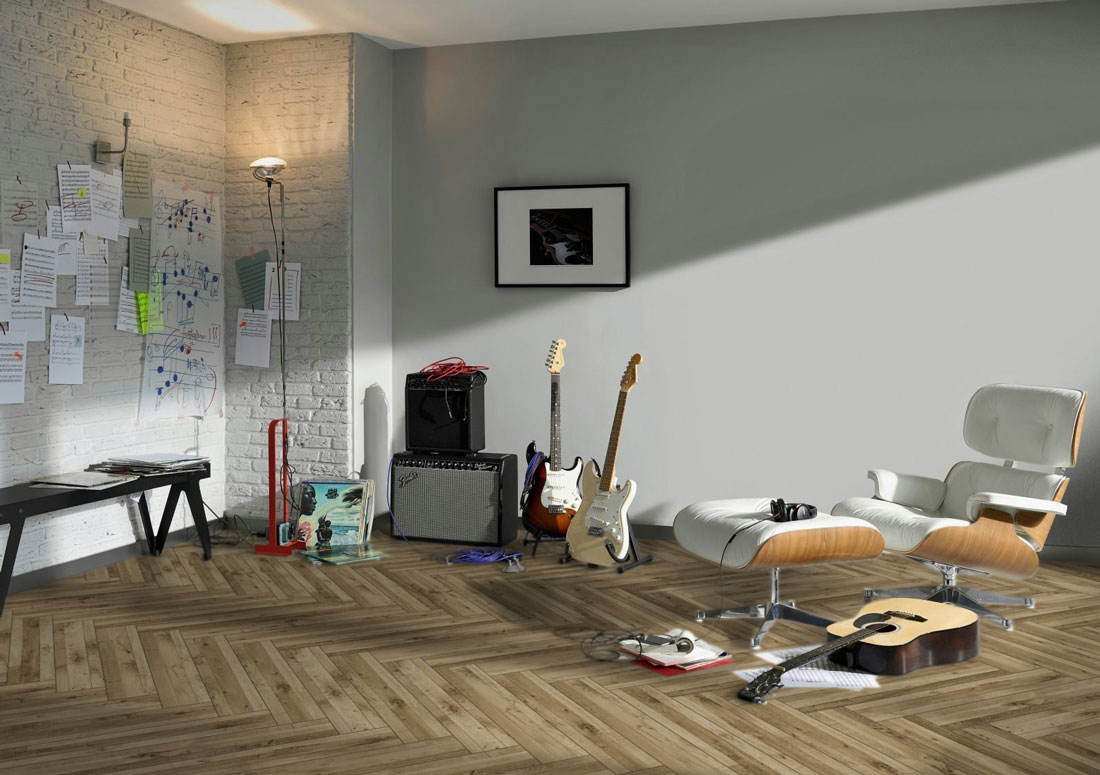 Parador Laminat Trendtime 3 Multiplank Mix natur Fischgrät 4V Raum7