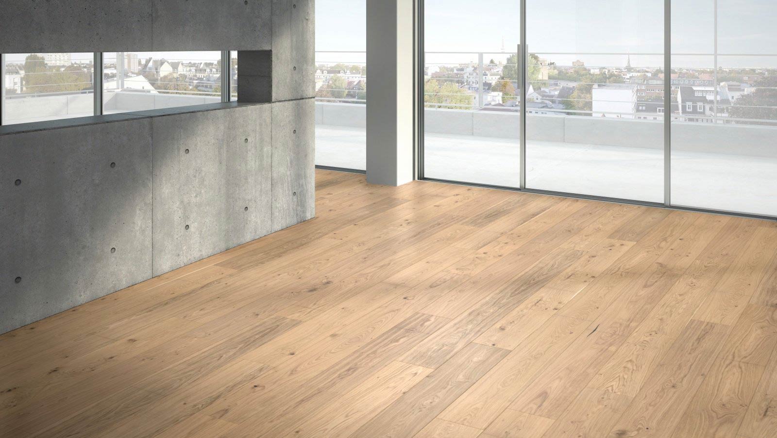 Parador Parkett Classic 3025 Eiche Rustikal naturgeölt plus Großdiele M4V Raum2