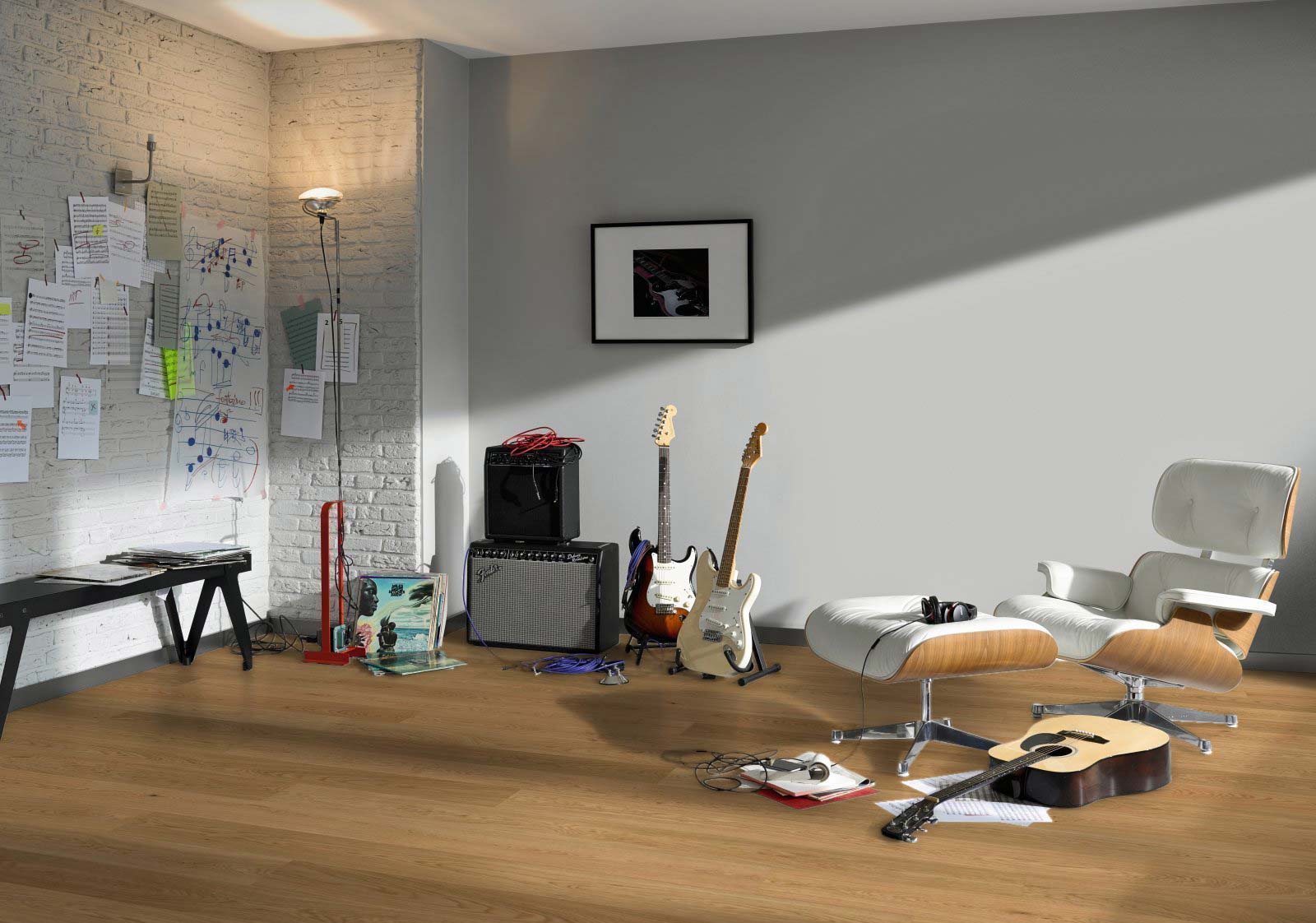 Parador Parkett Classic 3060 Eiche Natur lackversiegelt extramatt 1-Stab Landhausdiele M4V Raum3