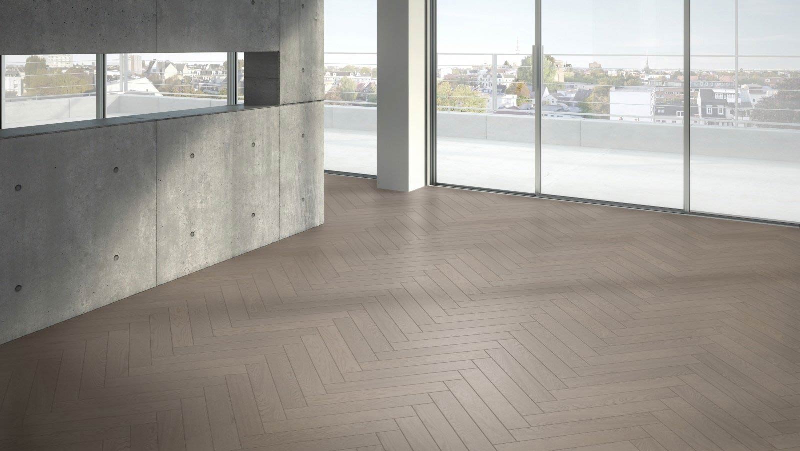 Parador Parkett Trendtime 3 Eiche Castle Living lackversiegelt extramatt Stab (Fischgrät) M4V Raum2