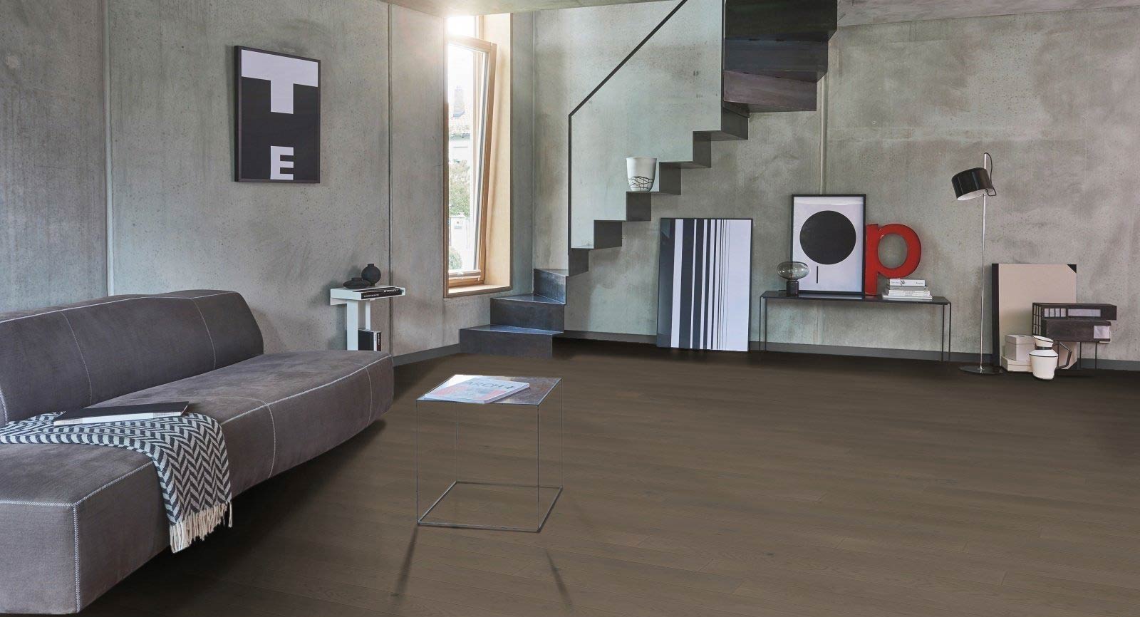 Parador Parkett Trendtime 4 Eiche Castle Living lackversiegelt extramatt 1-Stab Landhausdiele M4V Raum4