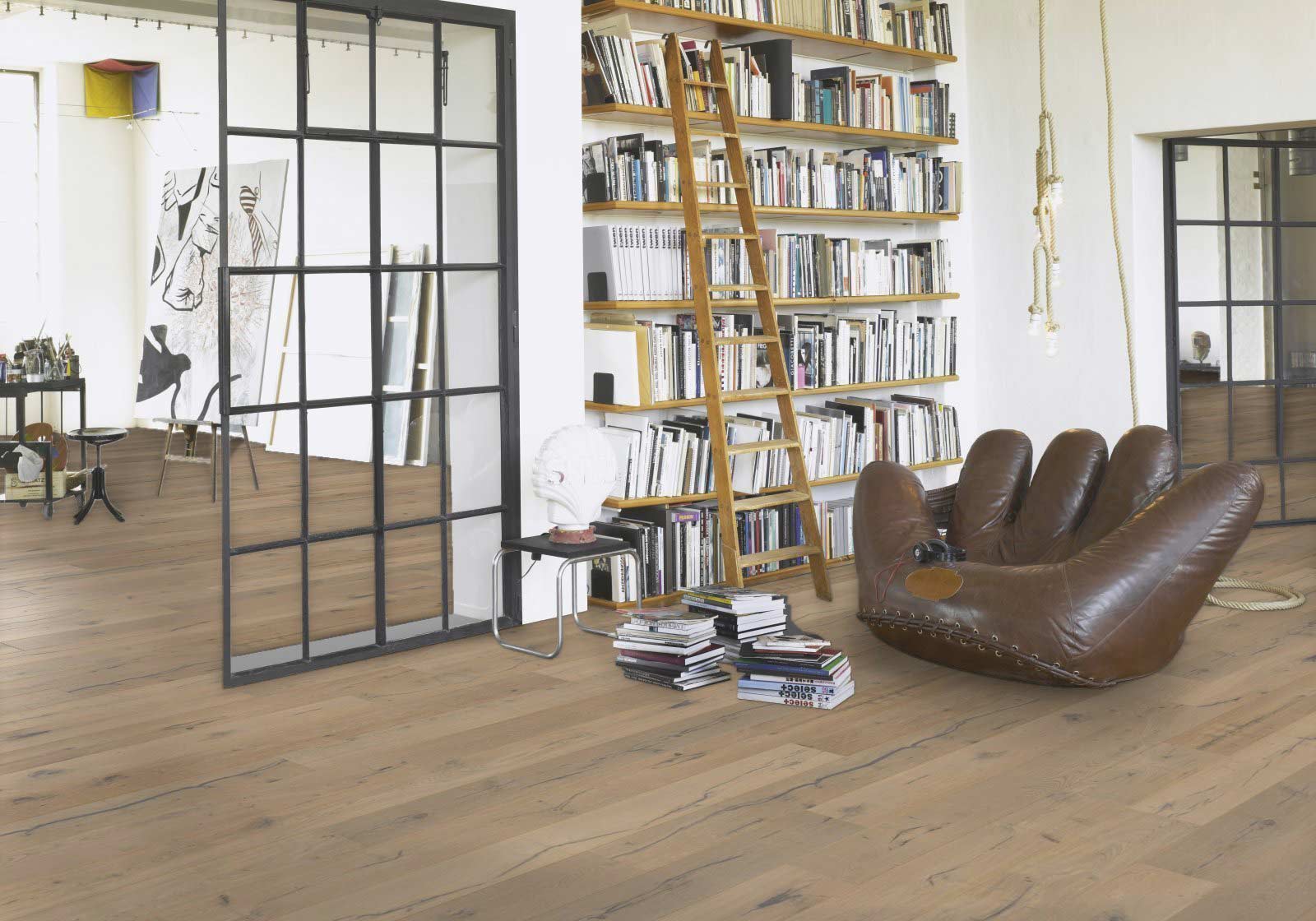 Parador Parkett Trendtime 8 Eiche smoked stone Classic naturgeölt plus 1-Stab Landhausdiele 4V Raum4