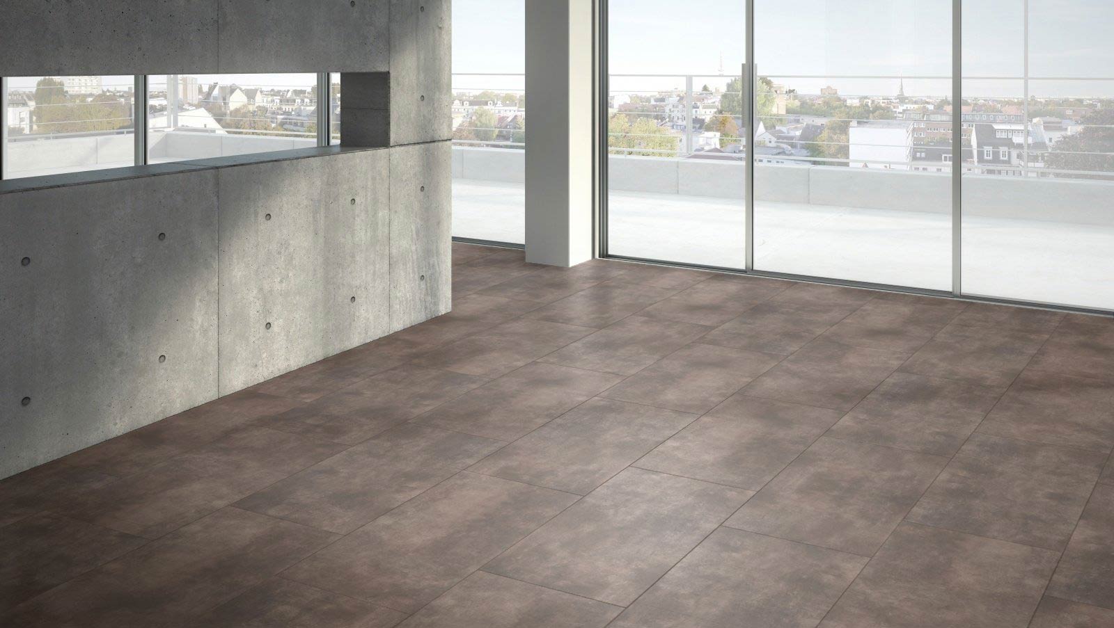 Parador Vinyl Trendtime 5 Basalt terra Großfliese 4V Raum2