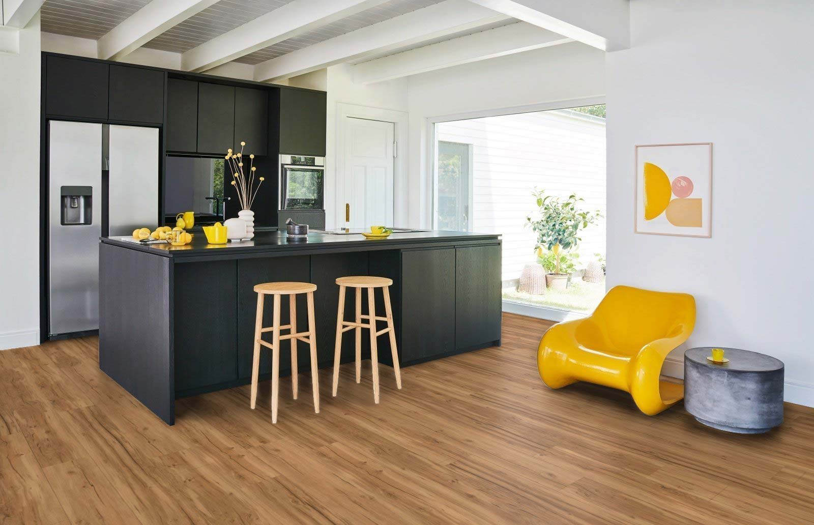 Parador Vinyl Trendtime 6 Eiche Memory Natur Schlossdiele 4V Raum3