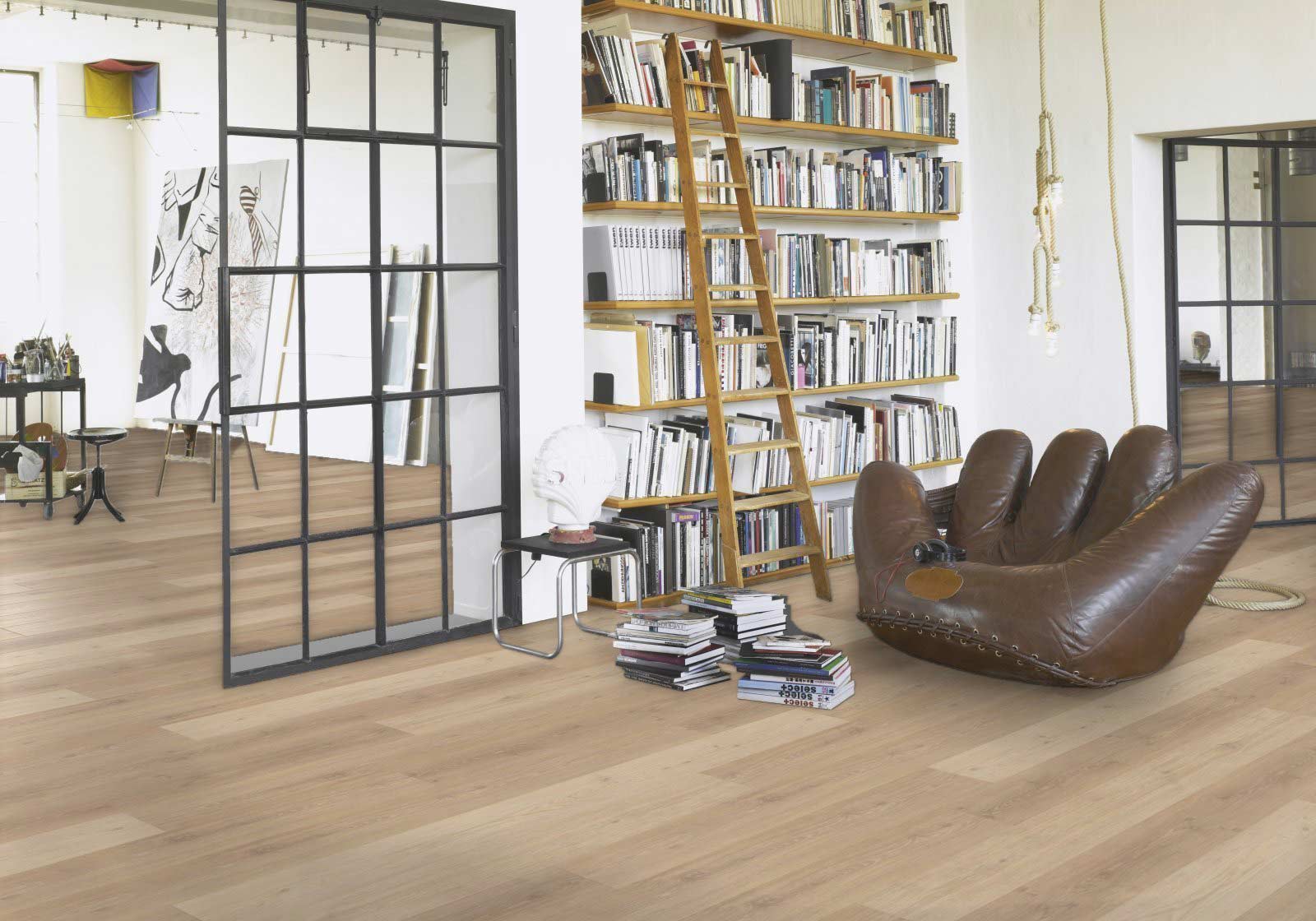 Parador Vinyl Trendtime 6 Eiche natural mix grau Schlossdiele 4V Raum4