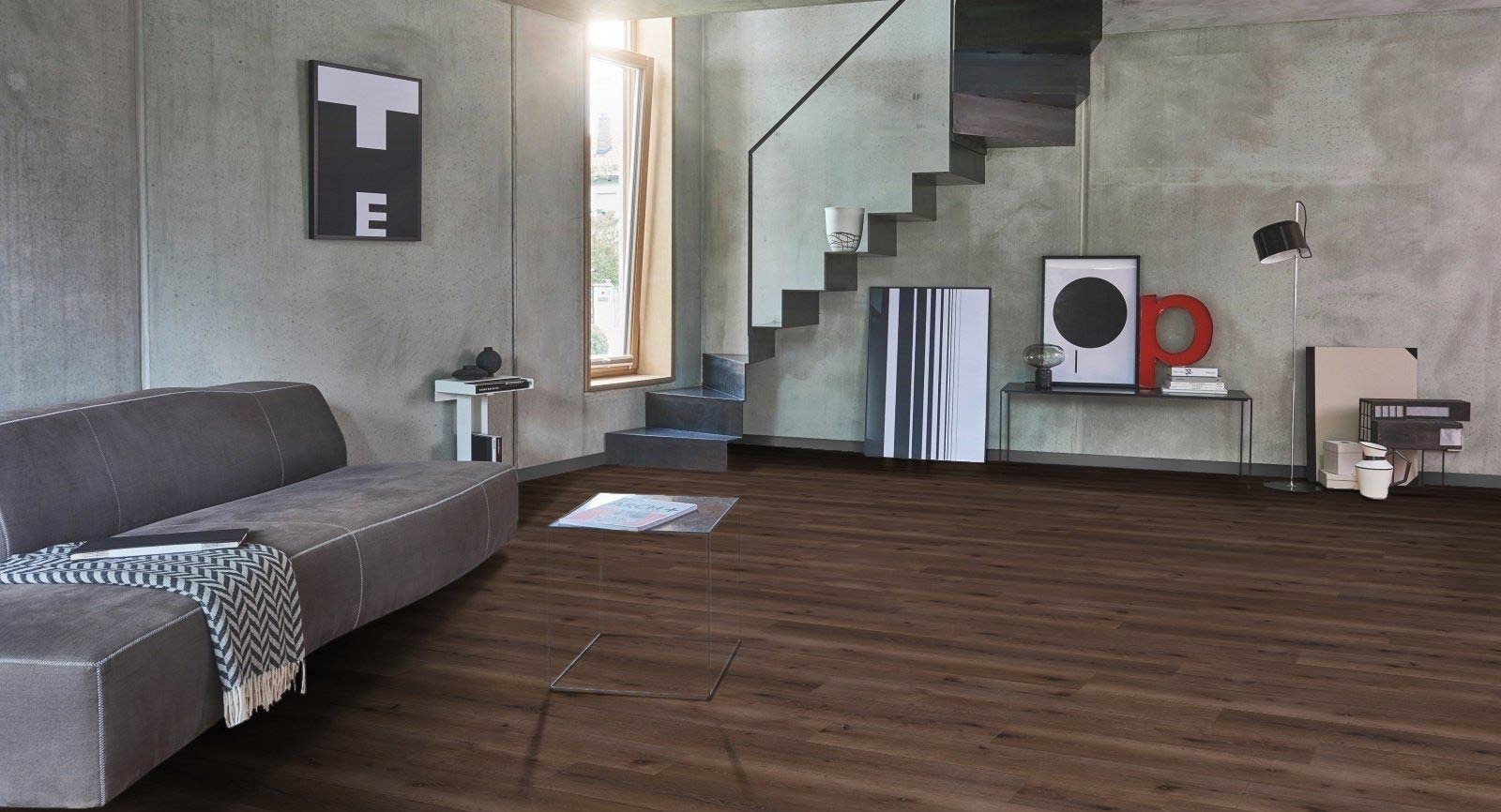 Parador Vinyl Trendtime 8 Eiche Pacific Antik Großdiele 4V Raum3