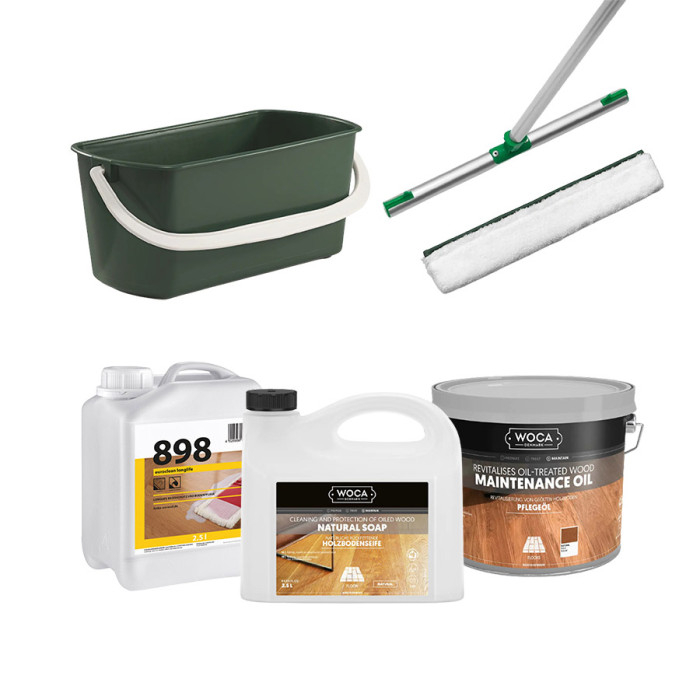 Parquet Care & Cleaning Kit Fast Clean main product photo