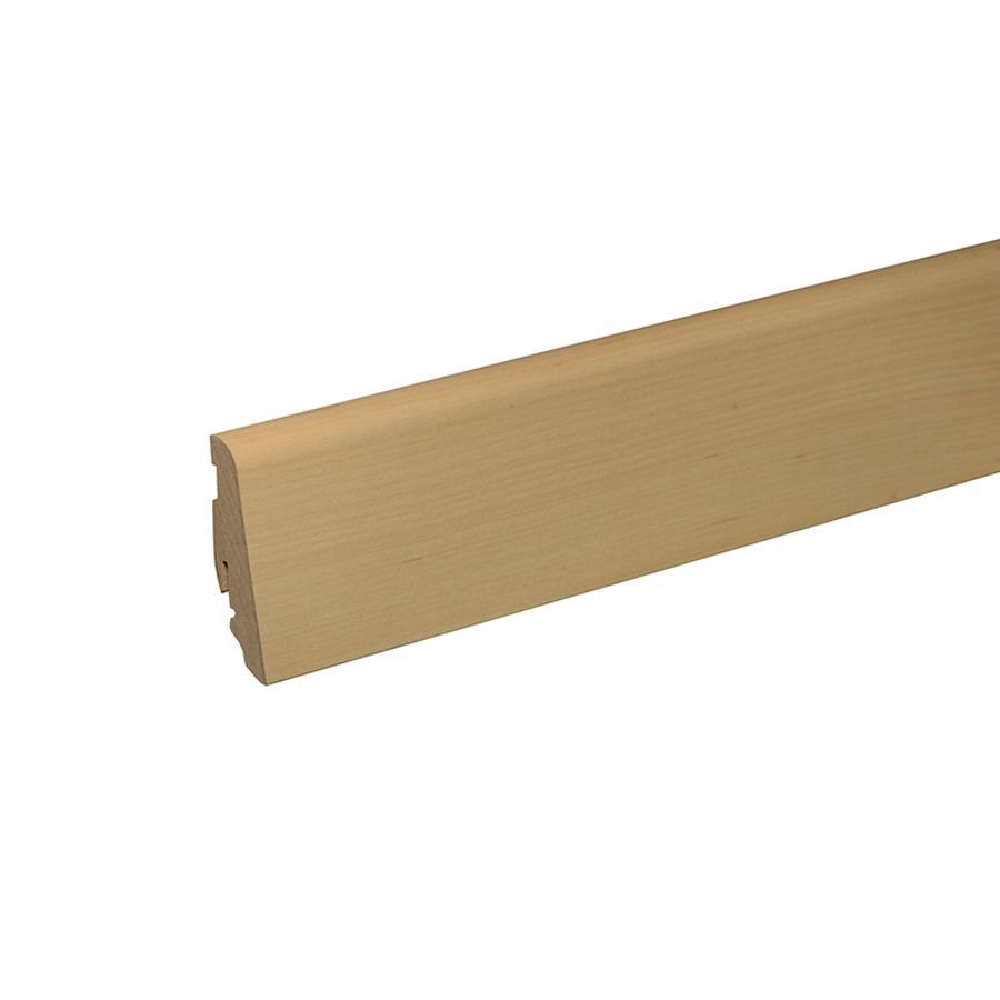 Matching Skirting board 6 cm high Beech Light 240 cm