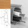 Skirting board QUE Cherry 250 cm Skirting board QUE Cherry 250 cm