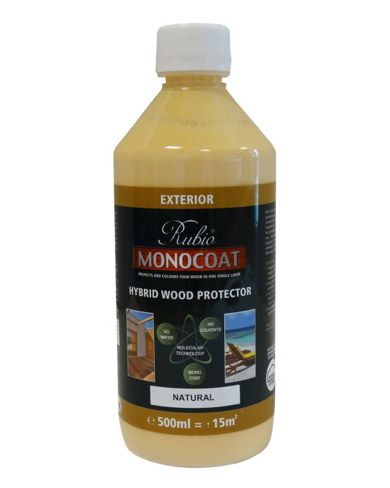 Rubio Monocoat Exterior Öl Hybrid Wood Protector Look Ipé für Ipé, Cumaru 0,50 Liter main product photo
