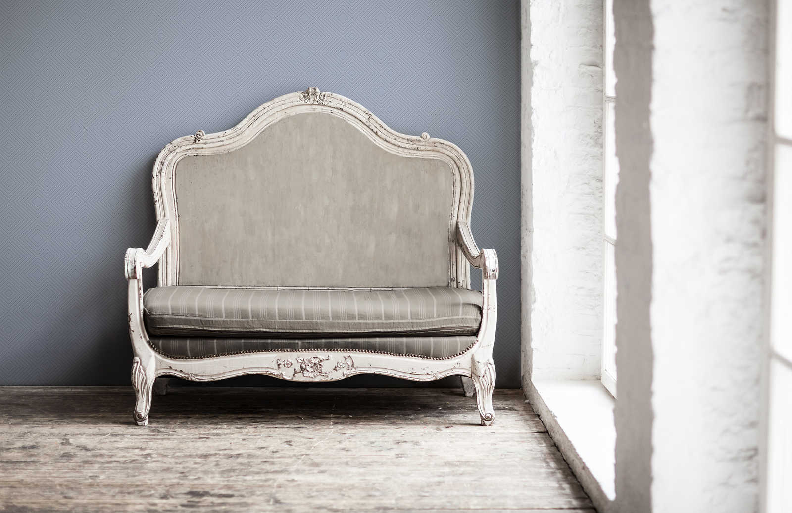 Skaben 3D geometric 3D Tapete geometrische Tapete Grau Raum5