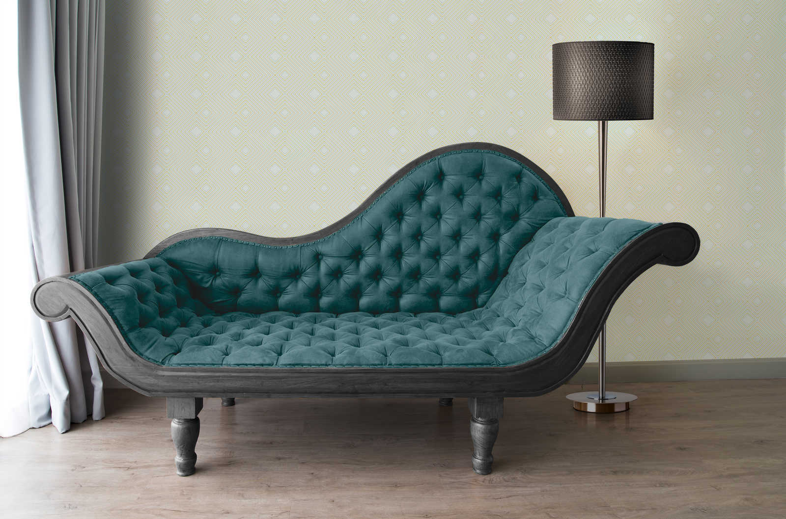 Skaben 3D geometric 3D Tapete geometrische Tapete Grau Raum5