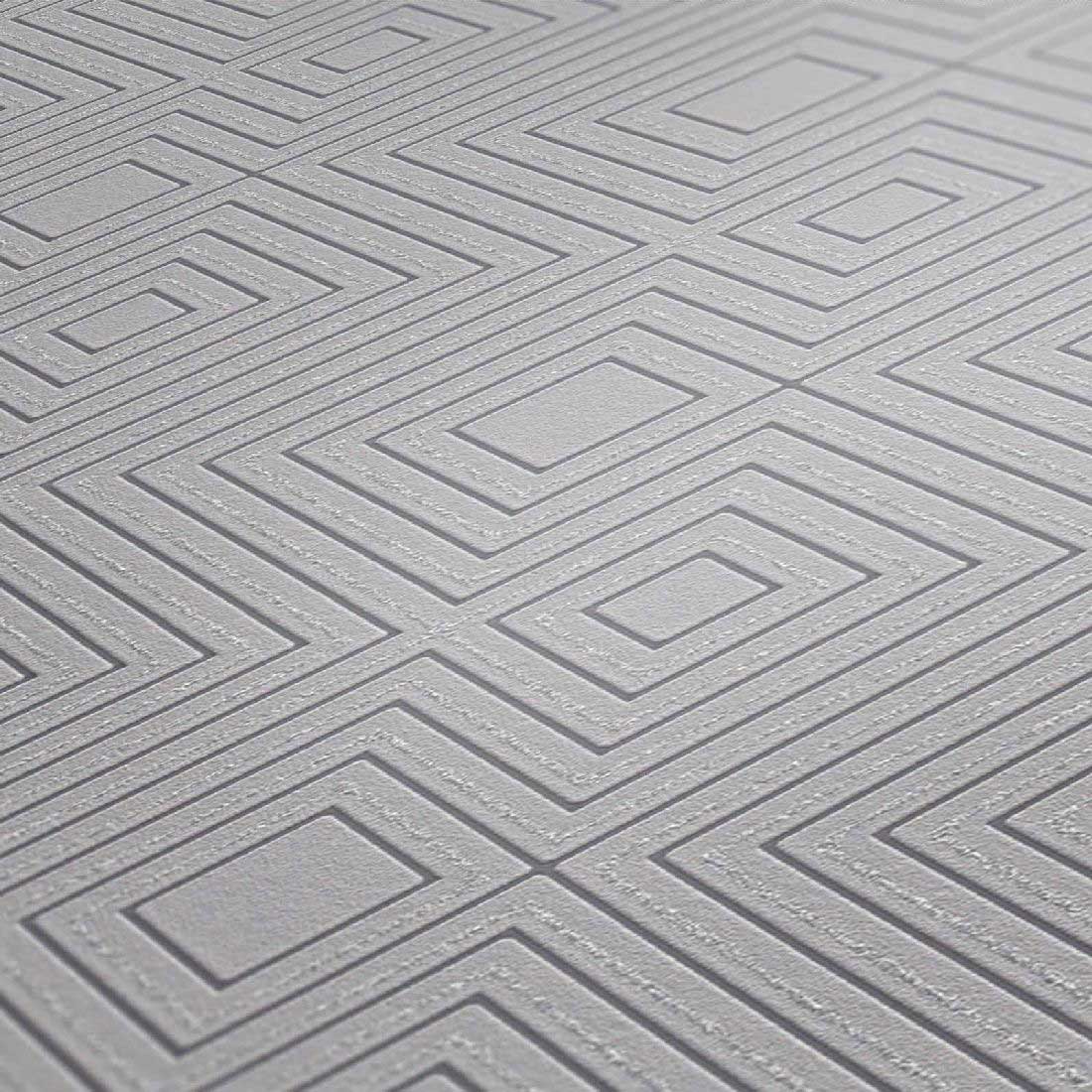 Skaben 3D geometric 3D Tapete geometrische Tapete Gold / Weiß Raum2