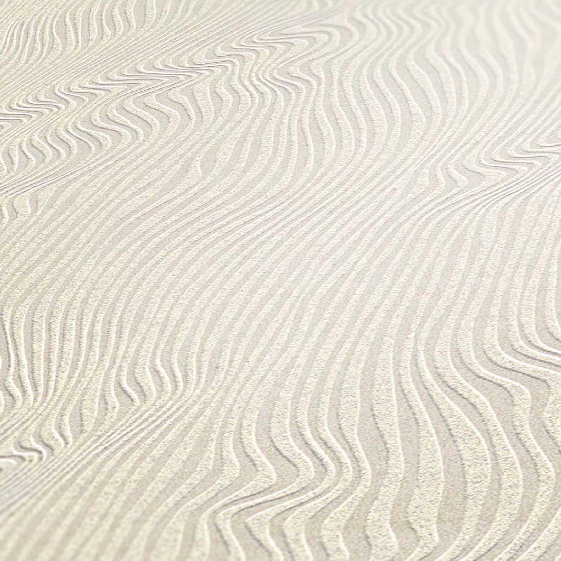 Skaben 3D geometric 3D Tapete geometrische Tapete Beige Raum2