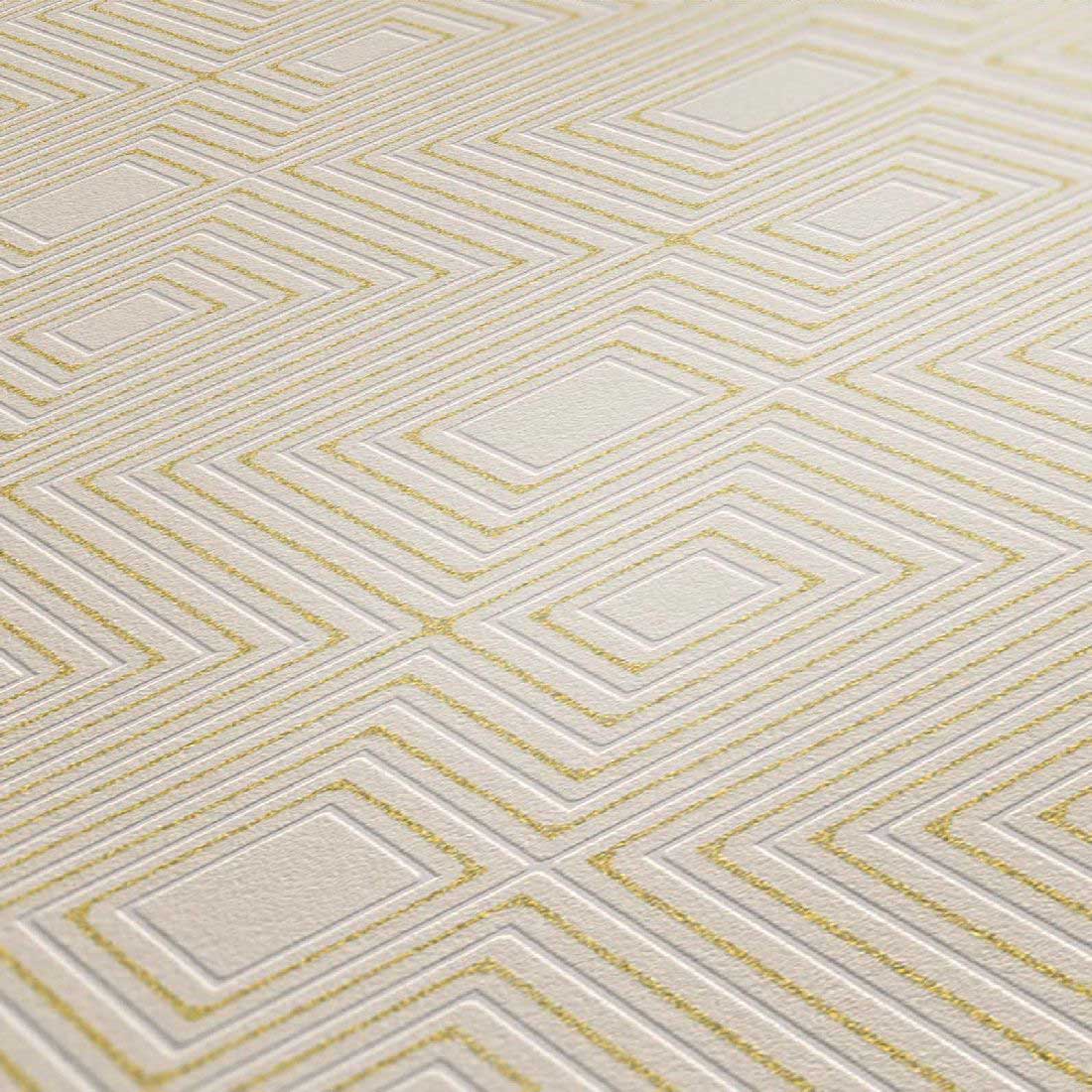 Skaben 3D geometric 3D Tapete geometrische Tapete Grau Raum2