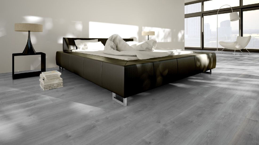 Skaben Bio Design massiv Life 55 Forest Oak White Grey 1-Stab Landhausdiele zum kleben Raum7