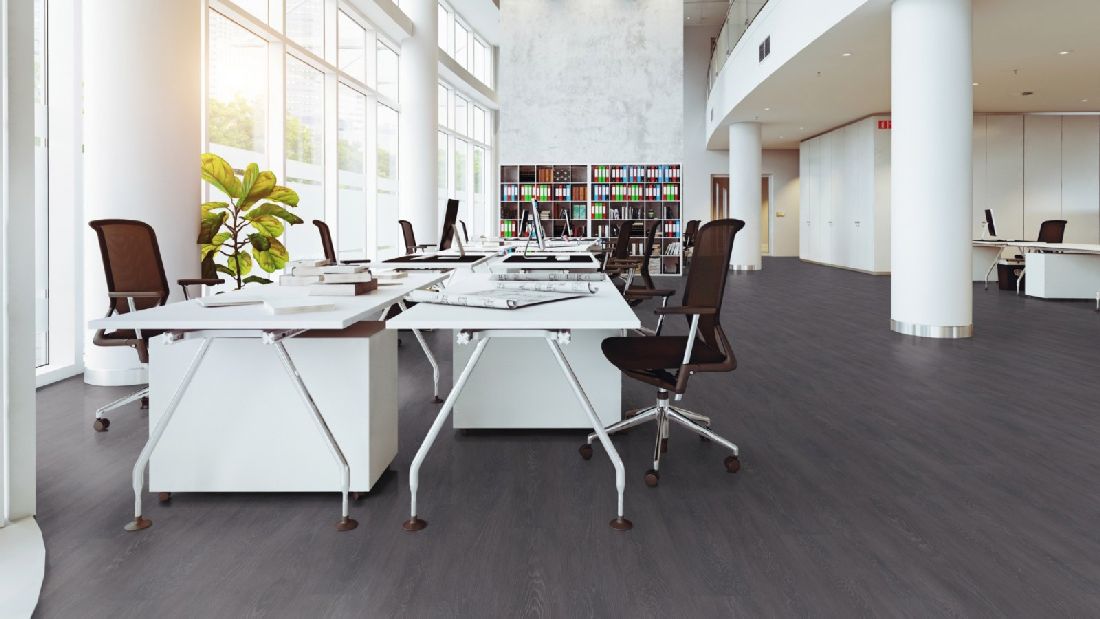 Skaben Bio Design massiv Life 55 Legacy Oak Dark Grey 1-Stab Landhausdiele zum kleben Raum11