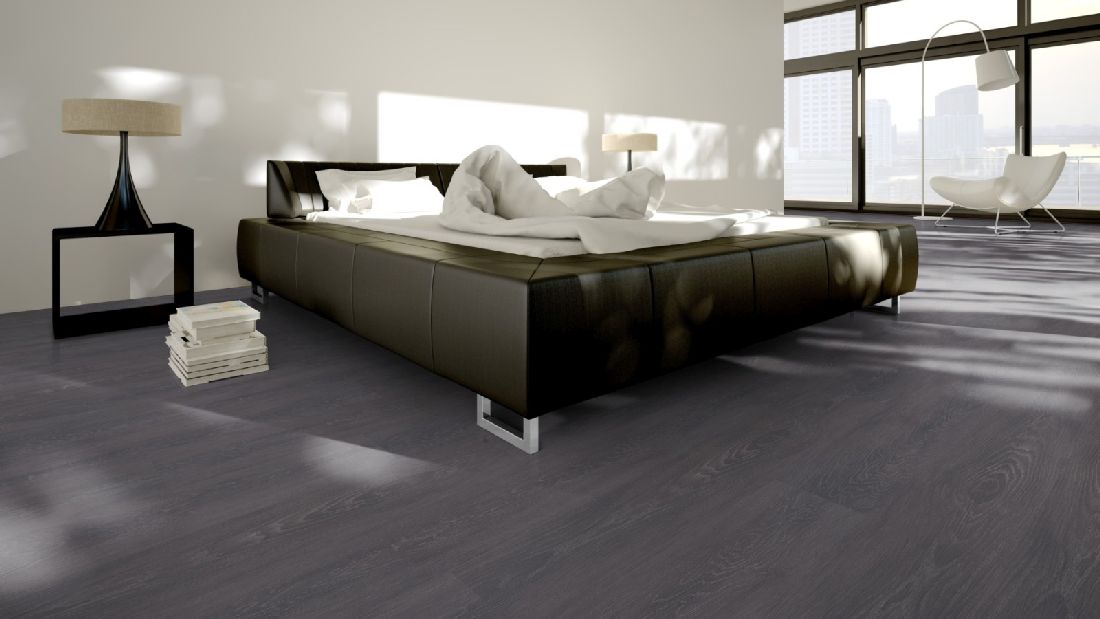 Skaben Bio Design massiv Life 55 Legacy Oak Dark Grey 1-Stab Landhausdiele zum kleben Raum7