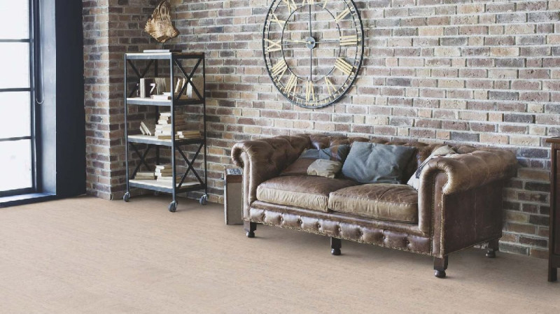 Skaben Organic flooring Pro Climate Click 70 CORK Antique White Sustainable Waterproof Plank 4V main product photo