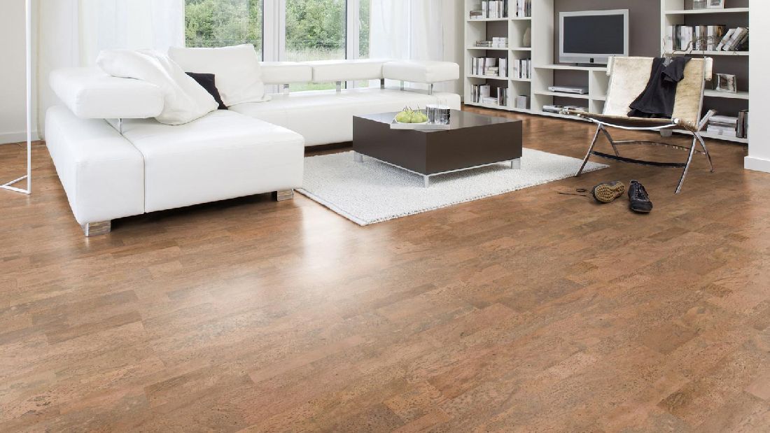 Skaben Bioboden Pro Climate Click 70 CORK Harmonie natürlich nachhaltige wasserfeste Landhausdiele 4V zum Klicken Raum7