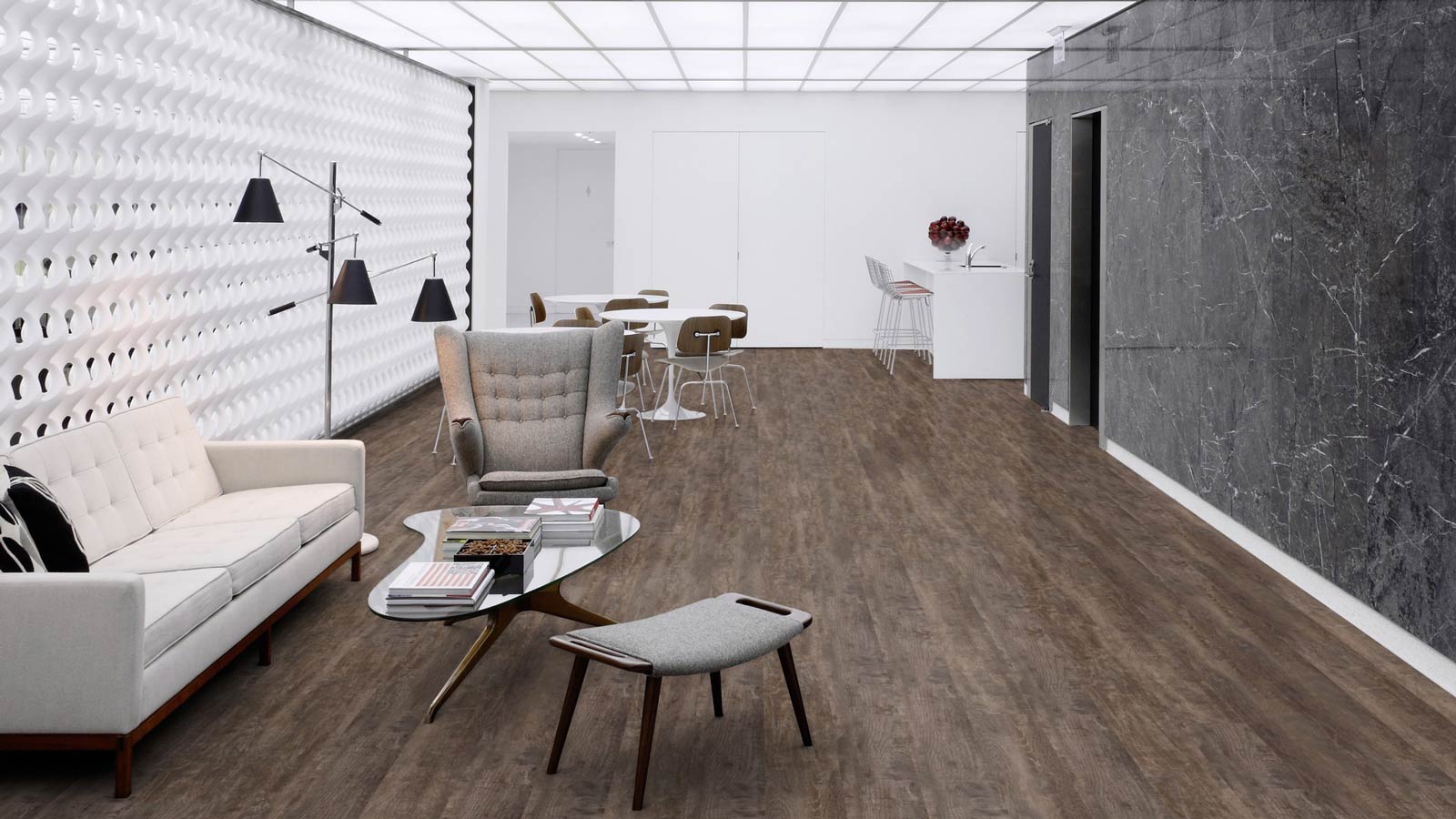 Skaben Bioboden Pro Climate Click 73 WOOD Altholz Alpenhof nachhaltige wasserfeste Landhausdiele 4V zum Klicken Raum6