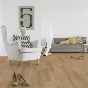 Skaben Bioboden Pro Climate Click 73 WOOD Oak noble brown sustainable waterproof plank 4V to click.