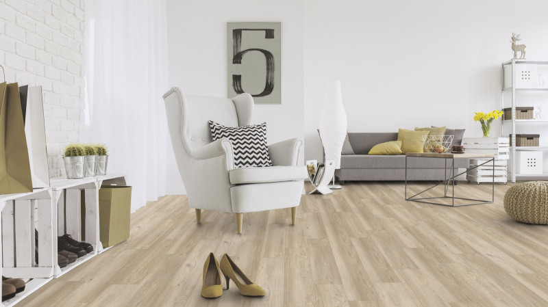 Skaben Bioboden Pro Climate Click 73 WOOD Eiche Pazifikgrau nachhaltige wasserfeste Landhausdiele 4V zum Klicken main product photo