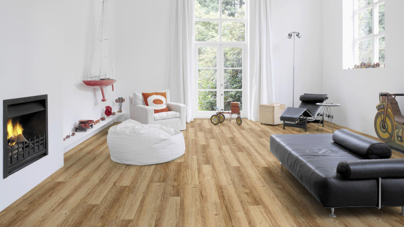 Skaben Sol organique Pro Climate Click 73 WOOD Épicéa de Nordmann 1 frise lame durable imperméable à l'eau 4V à cliquer main product photo