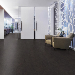 Skaben Bio Floor Pro Climate Glue 80 STONE Concrete Raven Black Sustainable Tile for Adhesion